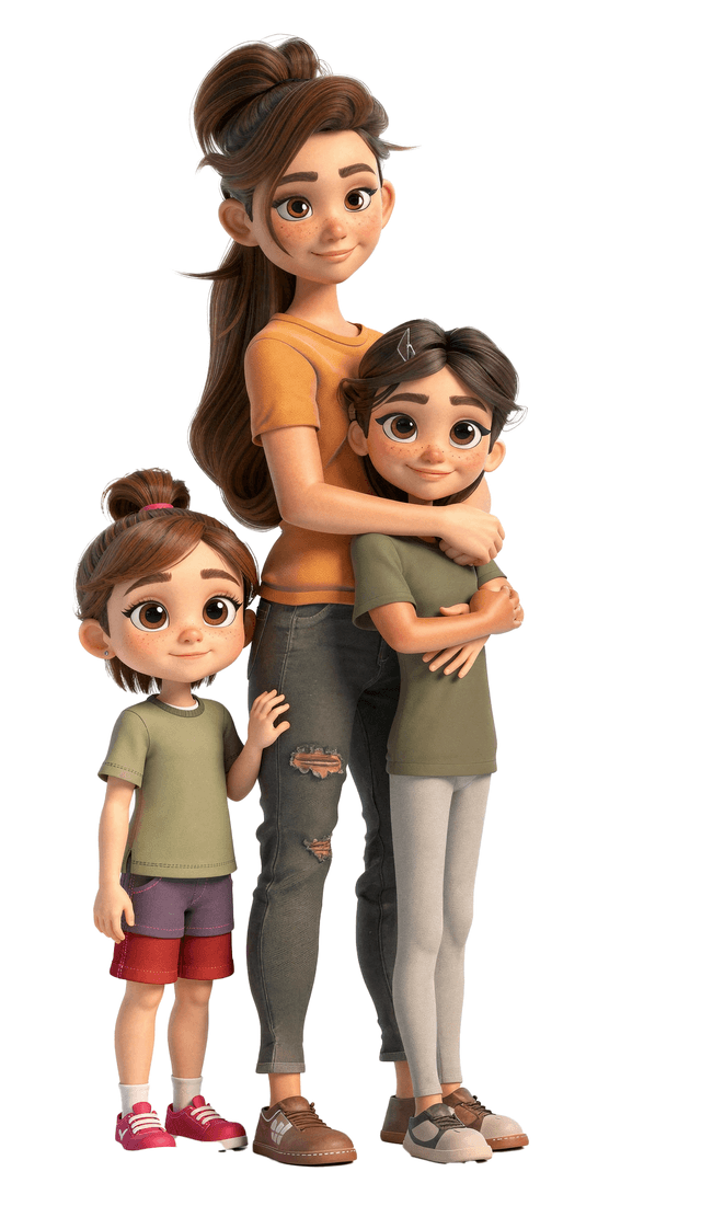 Marie et ses enfants